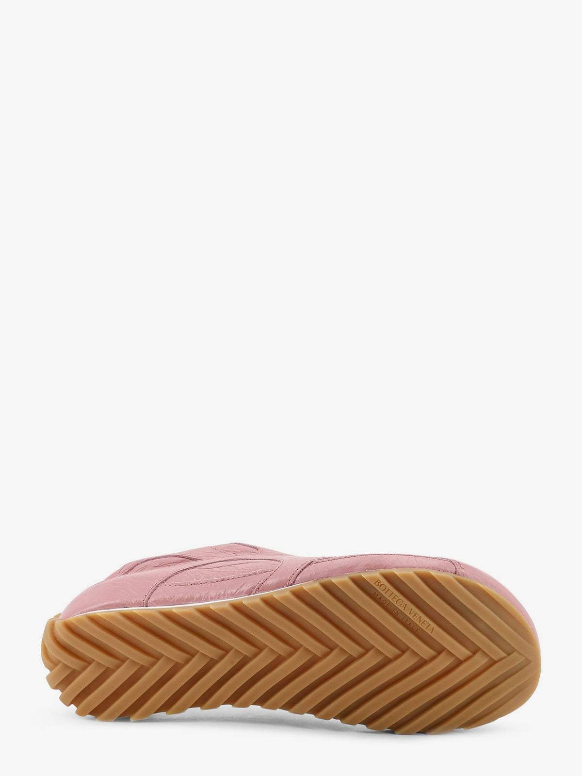 Bottega Veneta Orbit Flash Leather Sneakers - Camelia