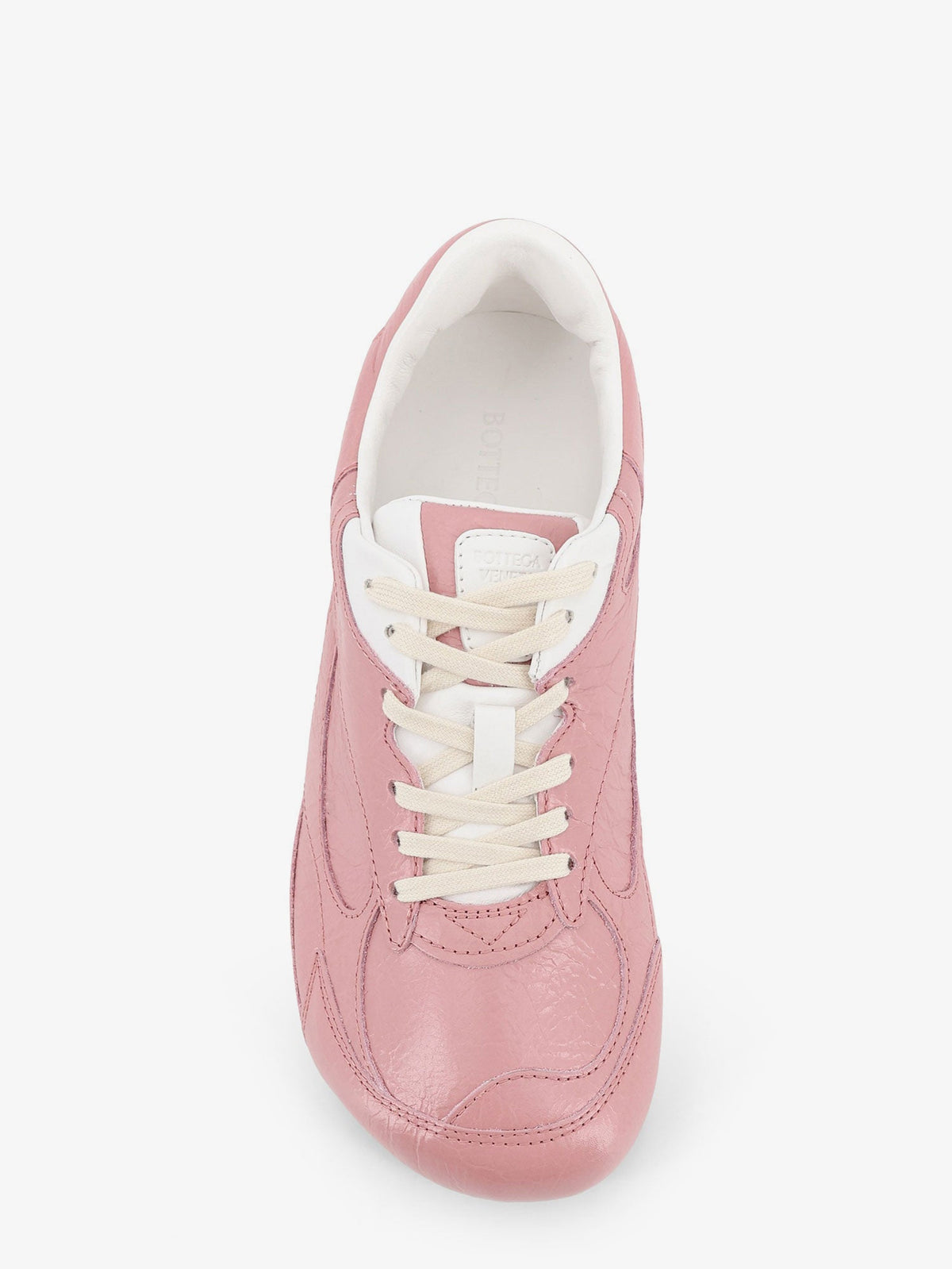 Bottega Veneta Orbit Flash Leather Sneakers - Camelia