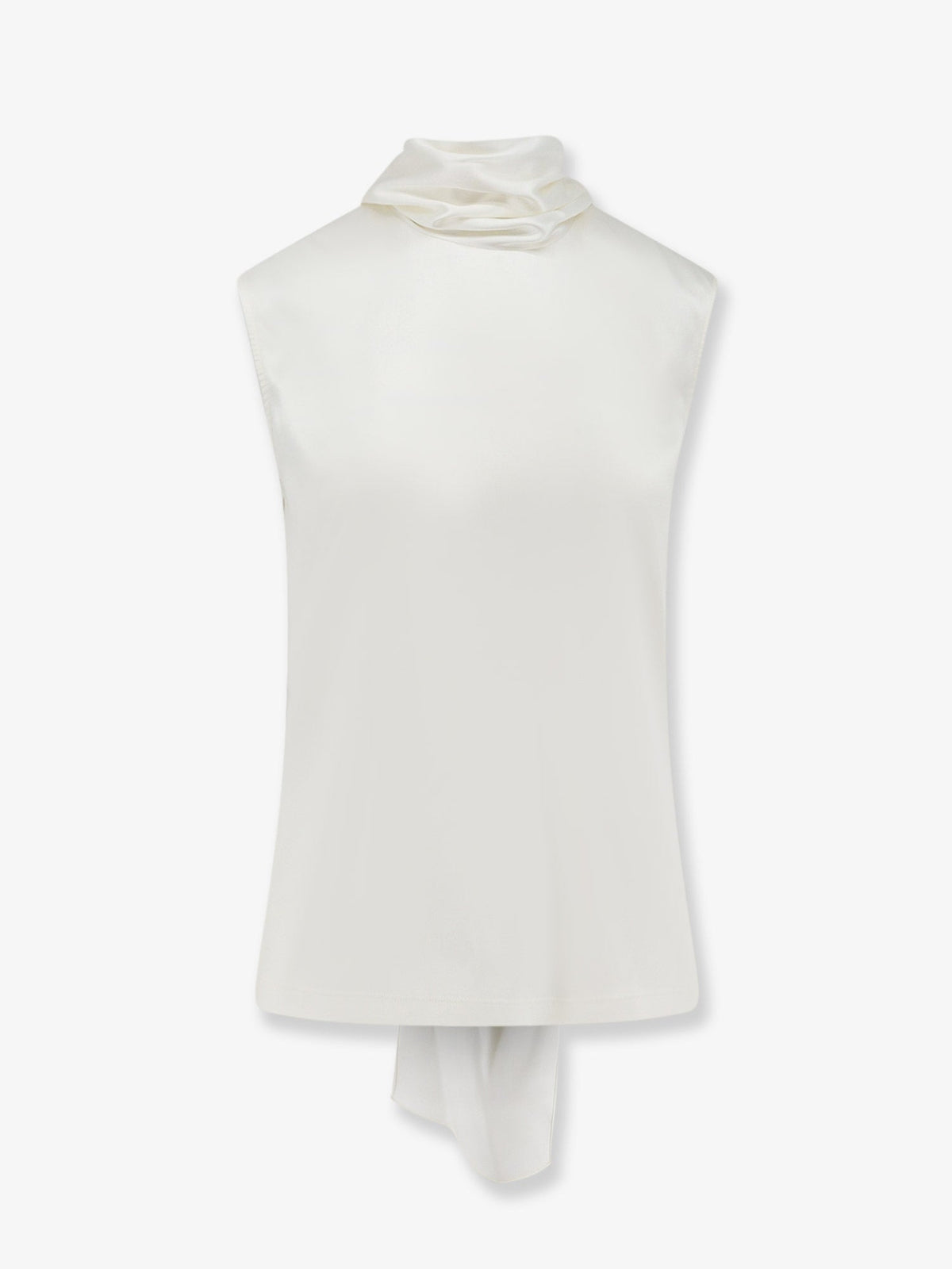 Bottega Veneta Stretch satin top - White