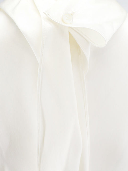 Bottega Veneta Stretch satin top - White