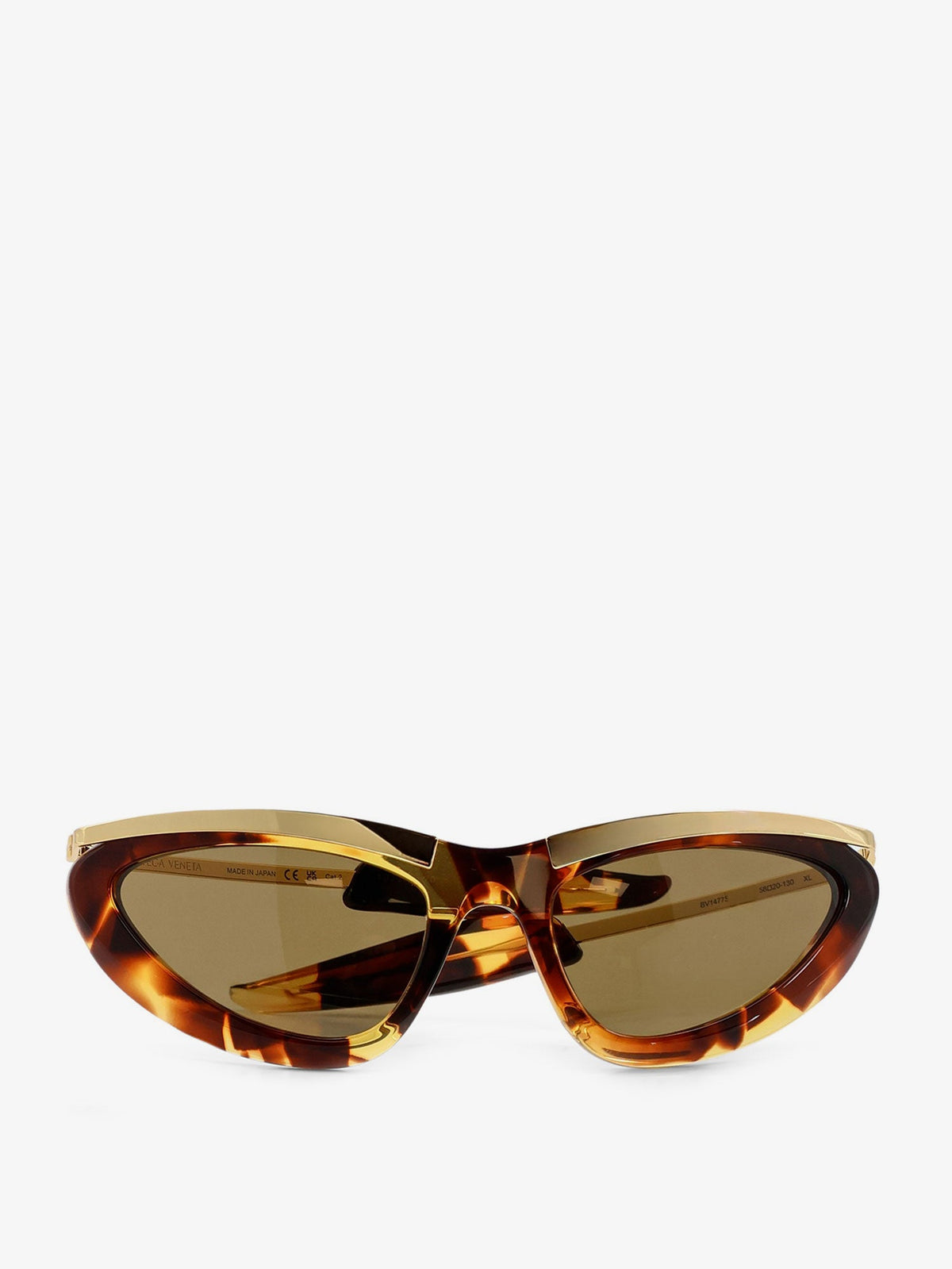 Bottega Veneta Prisma Acetate Sunglasses - Havana