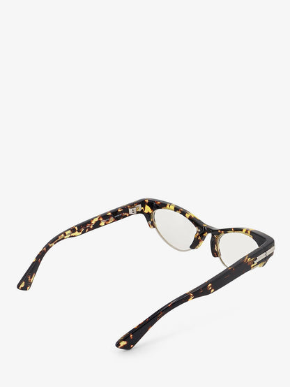 Bottega Veneta Angle Acetate Sunglasses - Havana