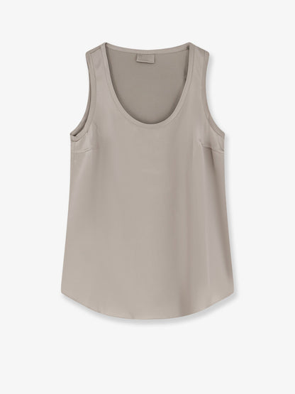 Brunello Cucinelli Stretch Silk Tank Top