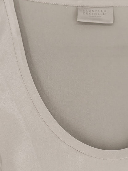 Brunello Cucinelli Stretch Silk Tank Top