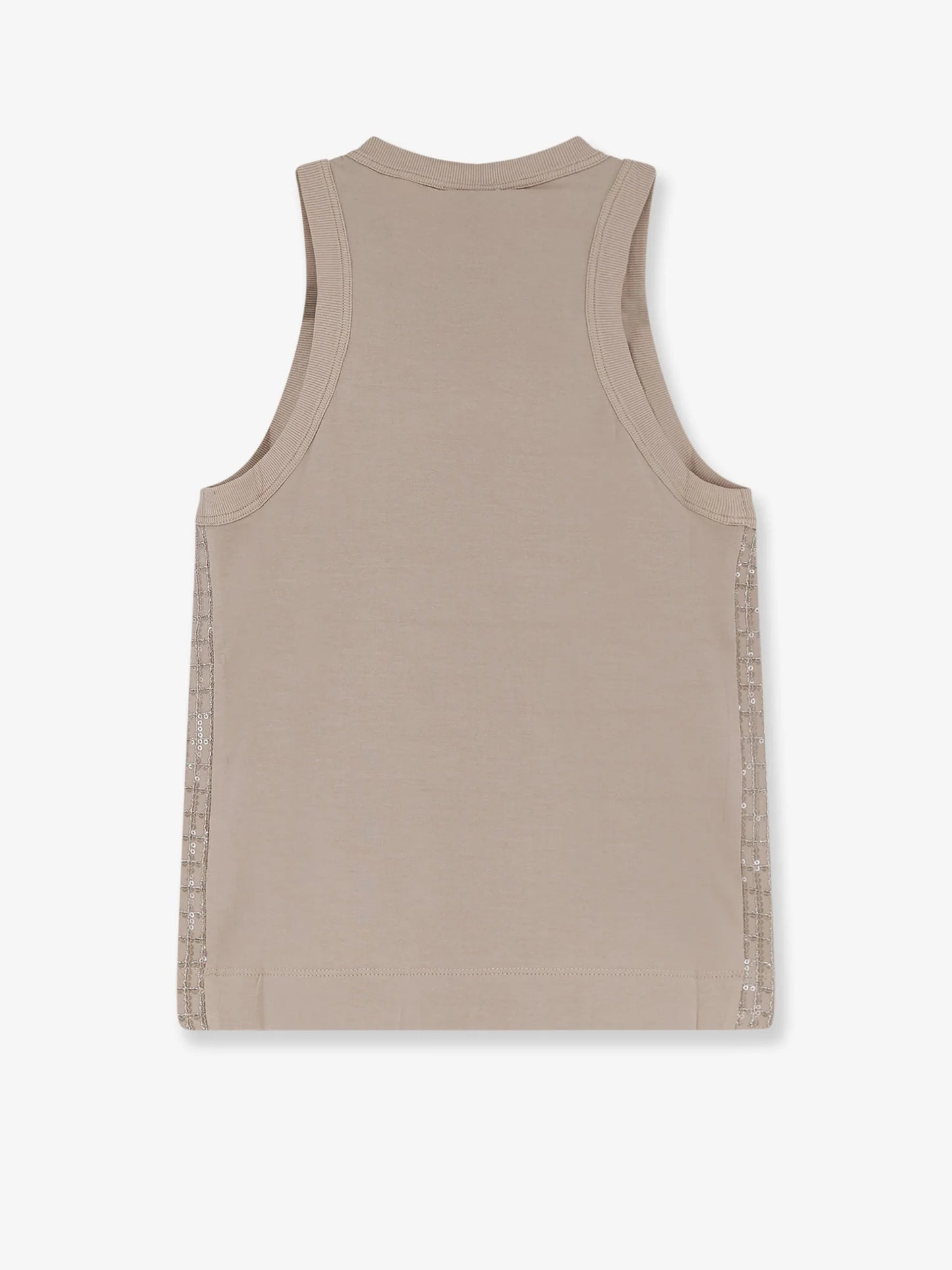 BRUNELLO CUCINELLI - Dazzling pattern jersey tank top