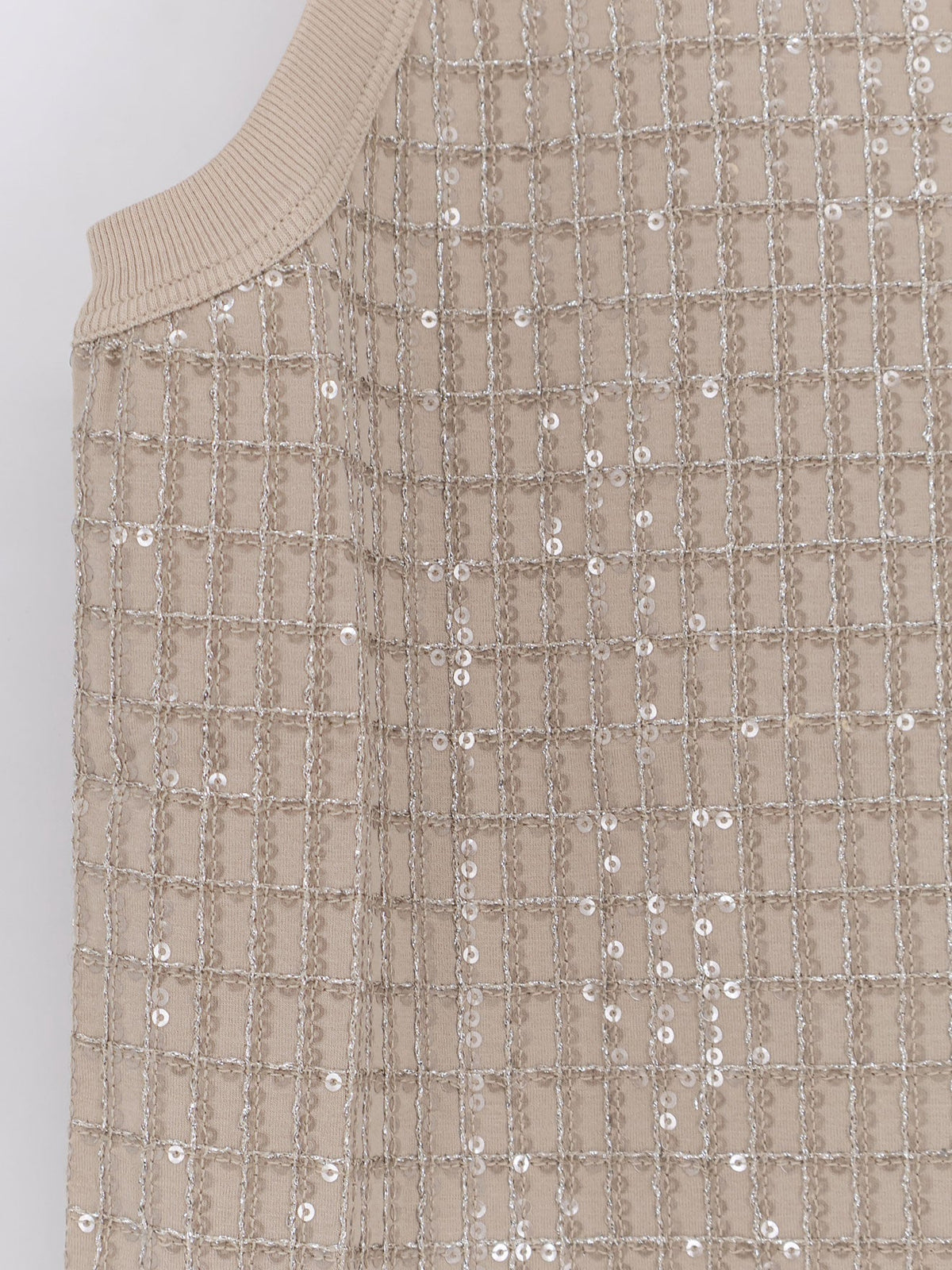 Brunello Cucinelli Dazzling pattern jersey tank top - Talco