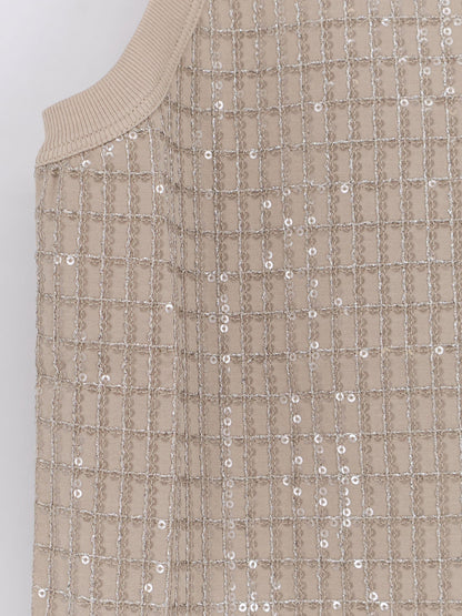 Brunello Cucinelli Dazzling pattern jersey tank top - Talco