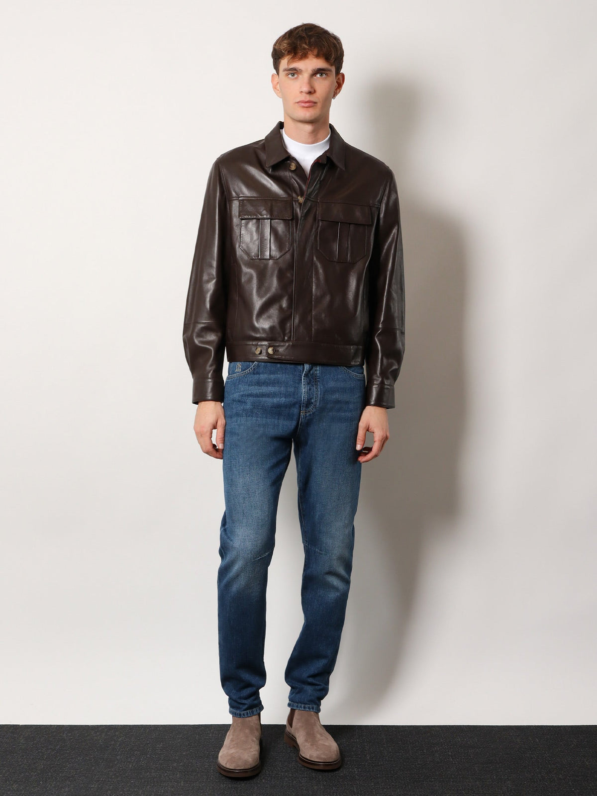 Brunello Cucinelli Leisure Fit cotton jeans - Denim Medio