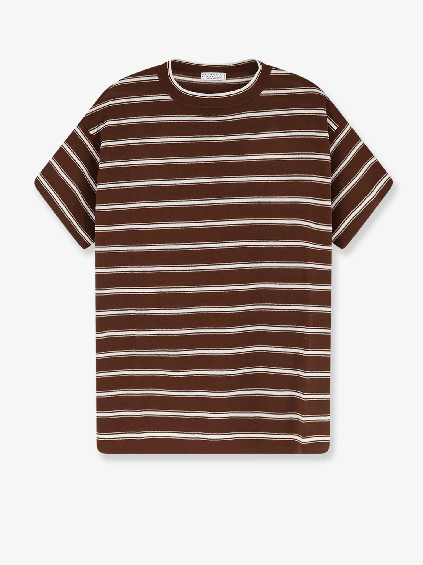 BRUNELLO CUCINELLI - Virgin wool and cashmere blend t-shirt