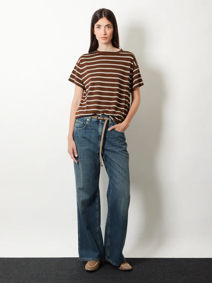 BRUNELLO CUCINELLI - Virgin wool and cashmere blend t-shirt