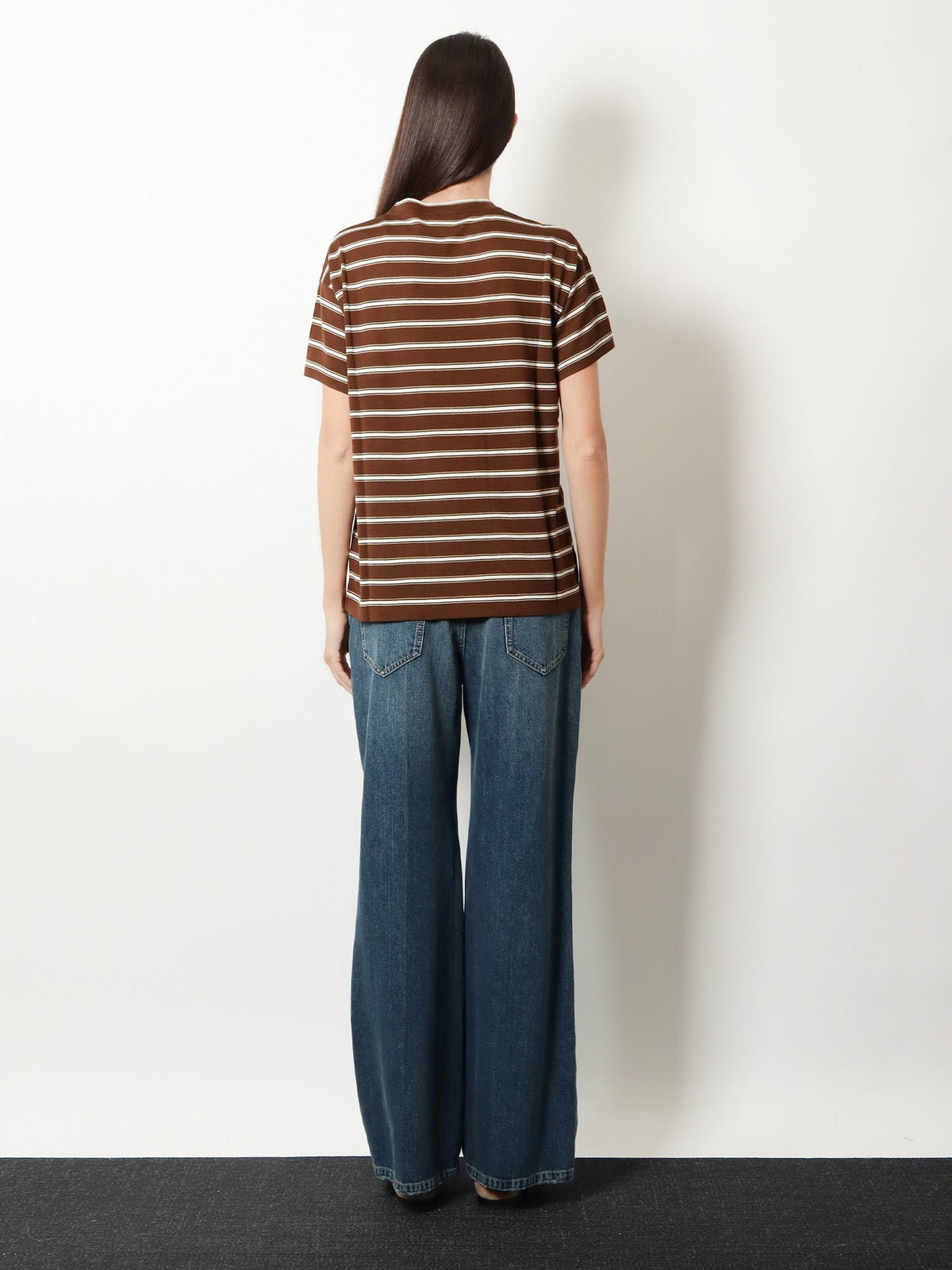 Brunello Cucinelli Virgin wool and cashmere blend t-shirt - Cacao