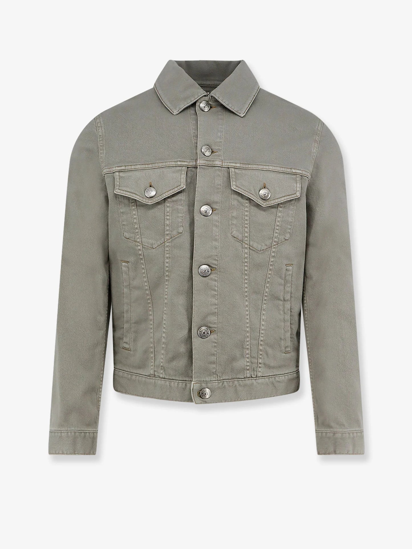 BRUNELLO CUCINELLI - Grey denim jacket