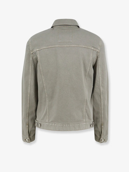 BRUNELLO CUCINELLI - Grey denim jacket