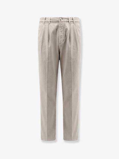 Brunello Cucinelli Stretch Canvas Trousers