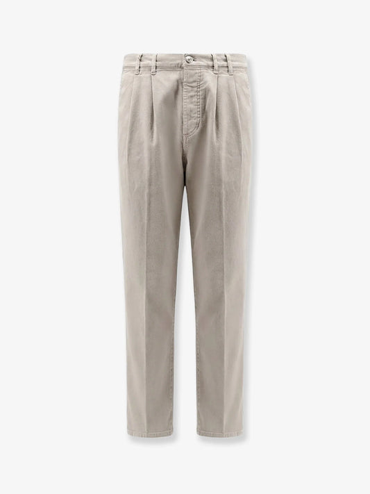 Brunello Cucinelli Stretch Canvas Trousers