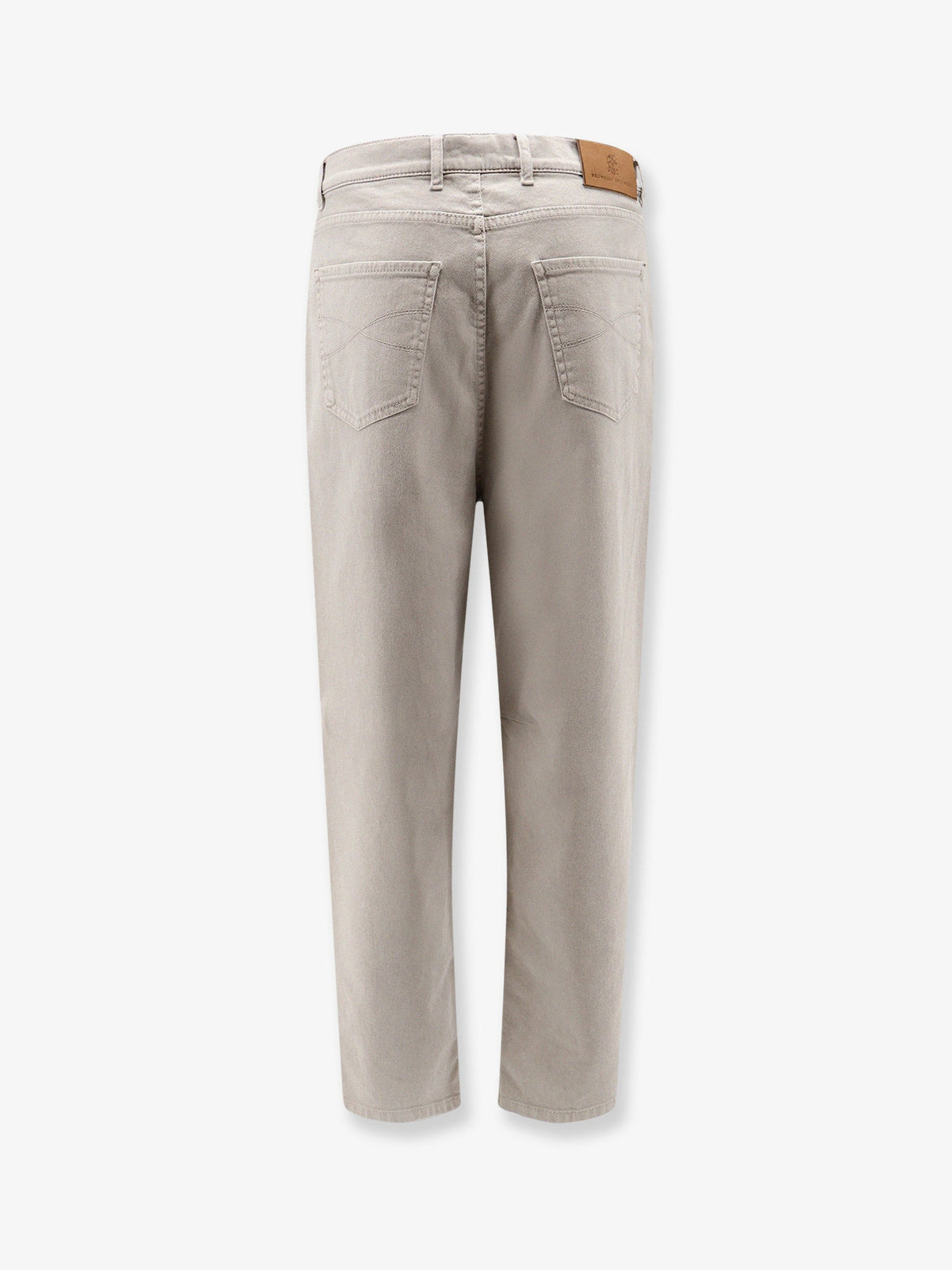Brunello Cucinelli Stretch canvas trousers - Brownfreddo