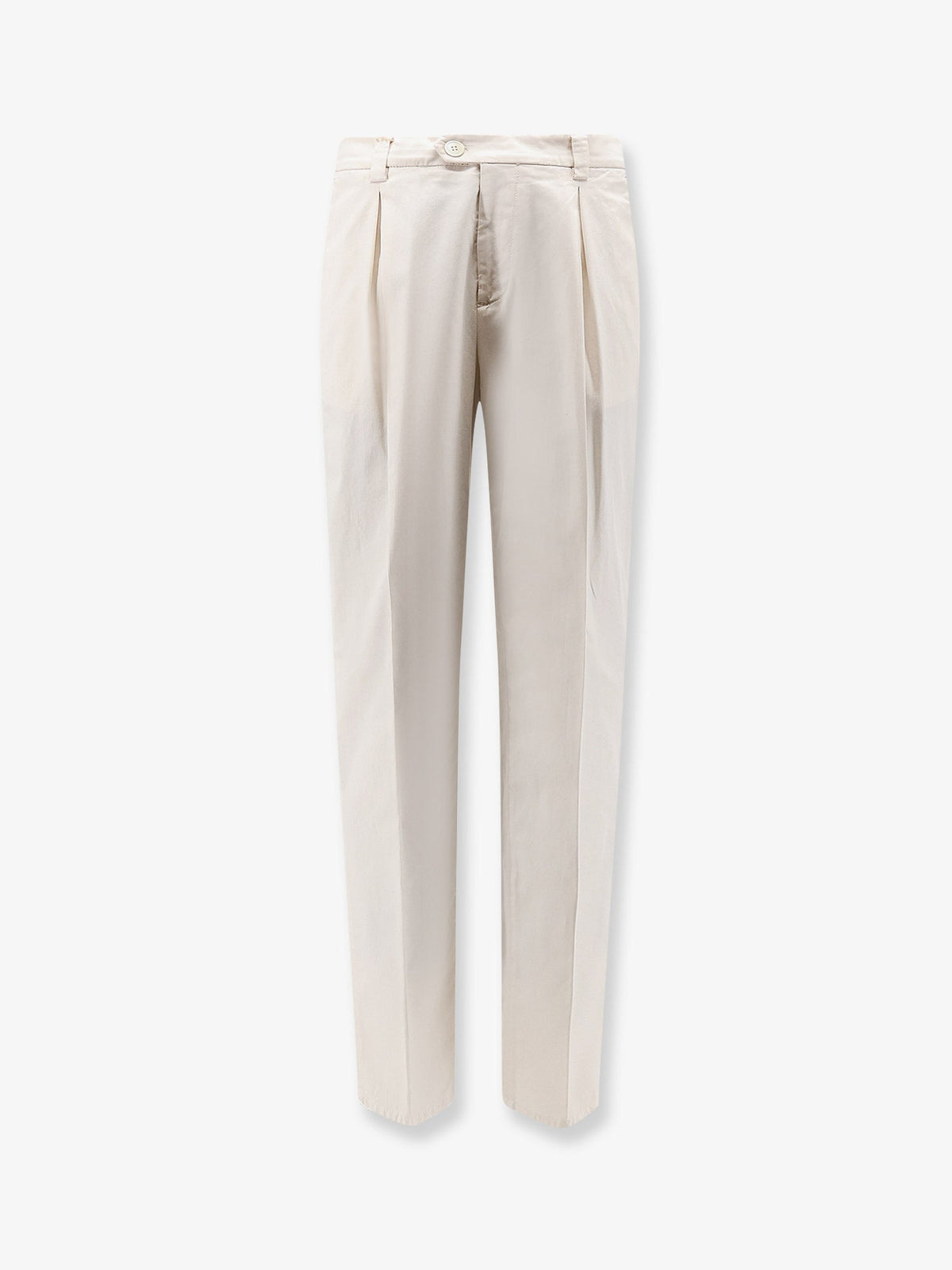 Brunello Cucinelli Stretch cotton trousers - Englishwhite