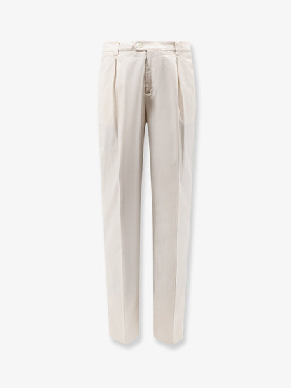Brunello Cucinelli Stretch cotton trousers - Englishwhite