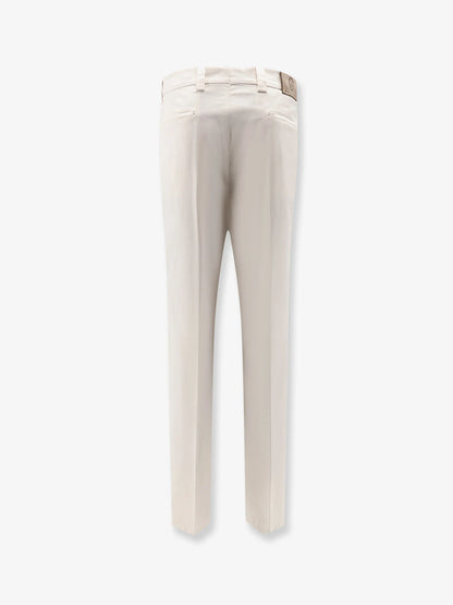 BRUNELLO CUCINELLI - Stretch cotton trousers