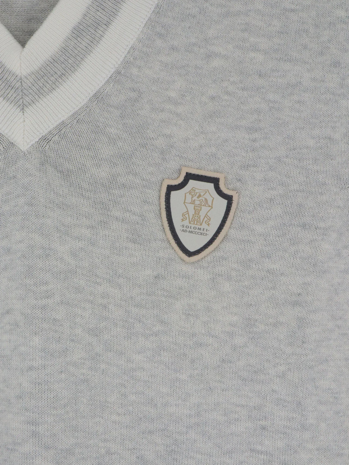 BRUNELLO CUCINELLI - Cotton vest with front logo patch