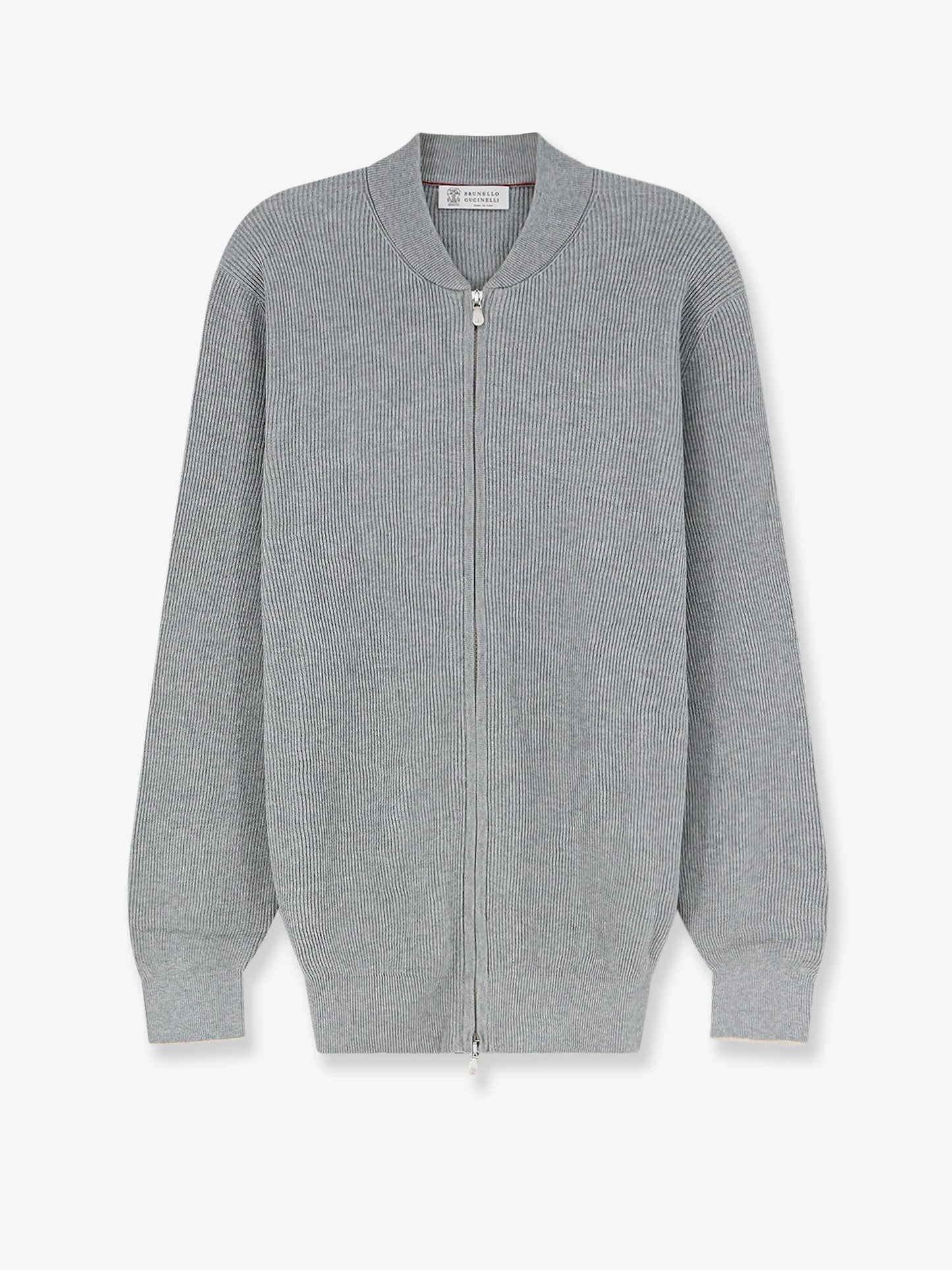 BRUNELLO CUCINELLI - Ribbed cotton cardigan