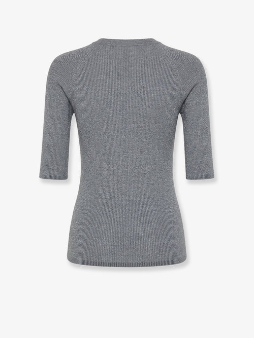 Brunello Cucinelli Cashmere and viscose blend lurex sweater - Ciottolo