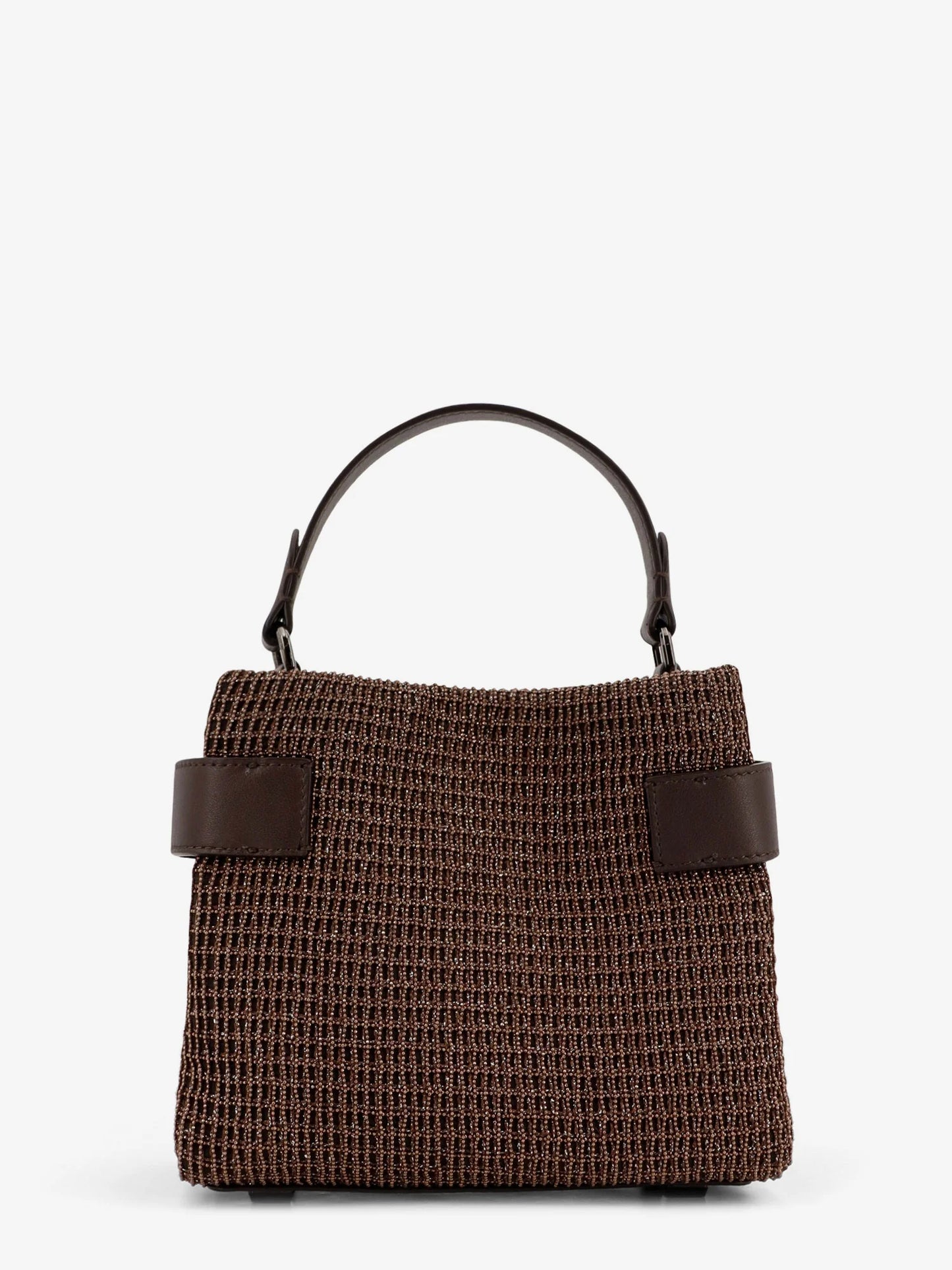Brunello Cucinelli Essence Riding Leather Crossbody Bag