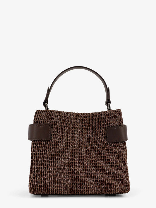 Brunello Cucinelli Essence Riding Leather Crossbody Bag