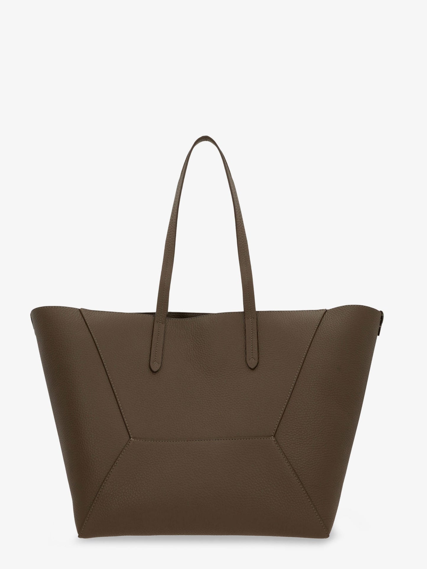 Brunello Cucinelli Bc Duo Hammered Leather Shoulder Bag