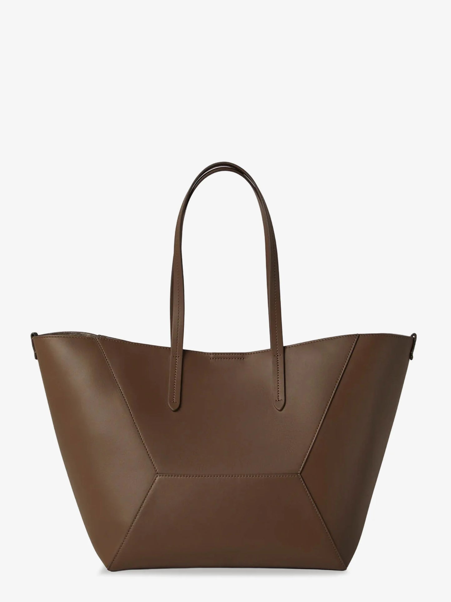 Brunello Cucinelli Bc Duo Hammered Leather Handbag