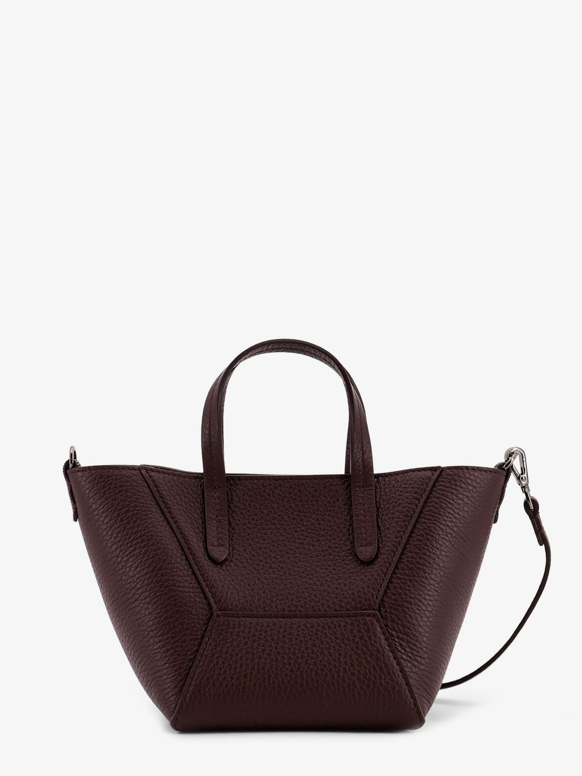 Brunello Cucinelli BC Duo leather crossbody bag - Burgundy