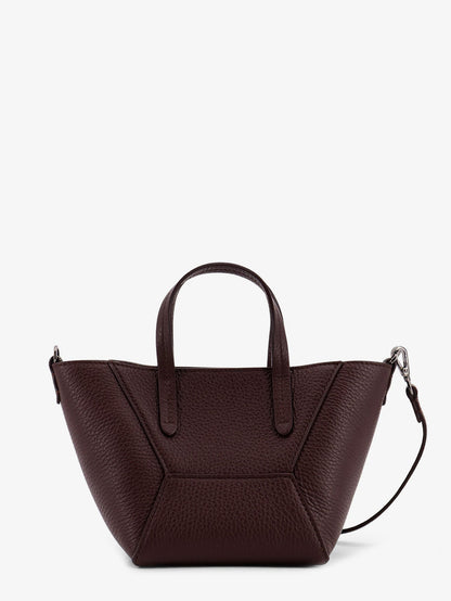 Brunello Cucinelli BC Duo leather crossbody bag - Burgundy