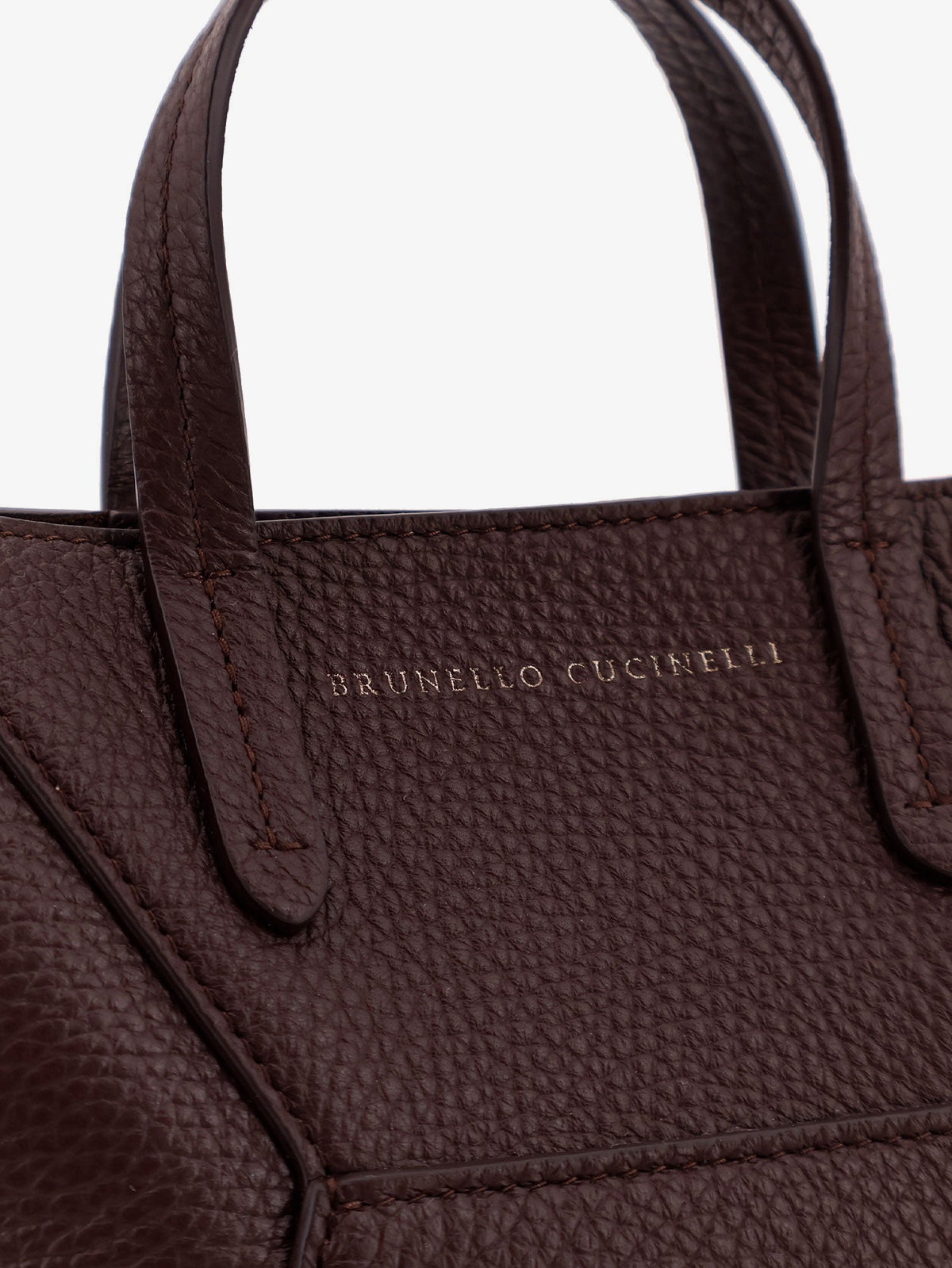 Brunello Cucinelli BC Duo leather crossbody bag - Burgundy