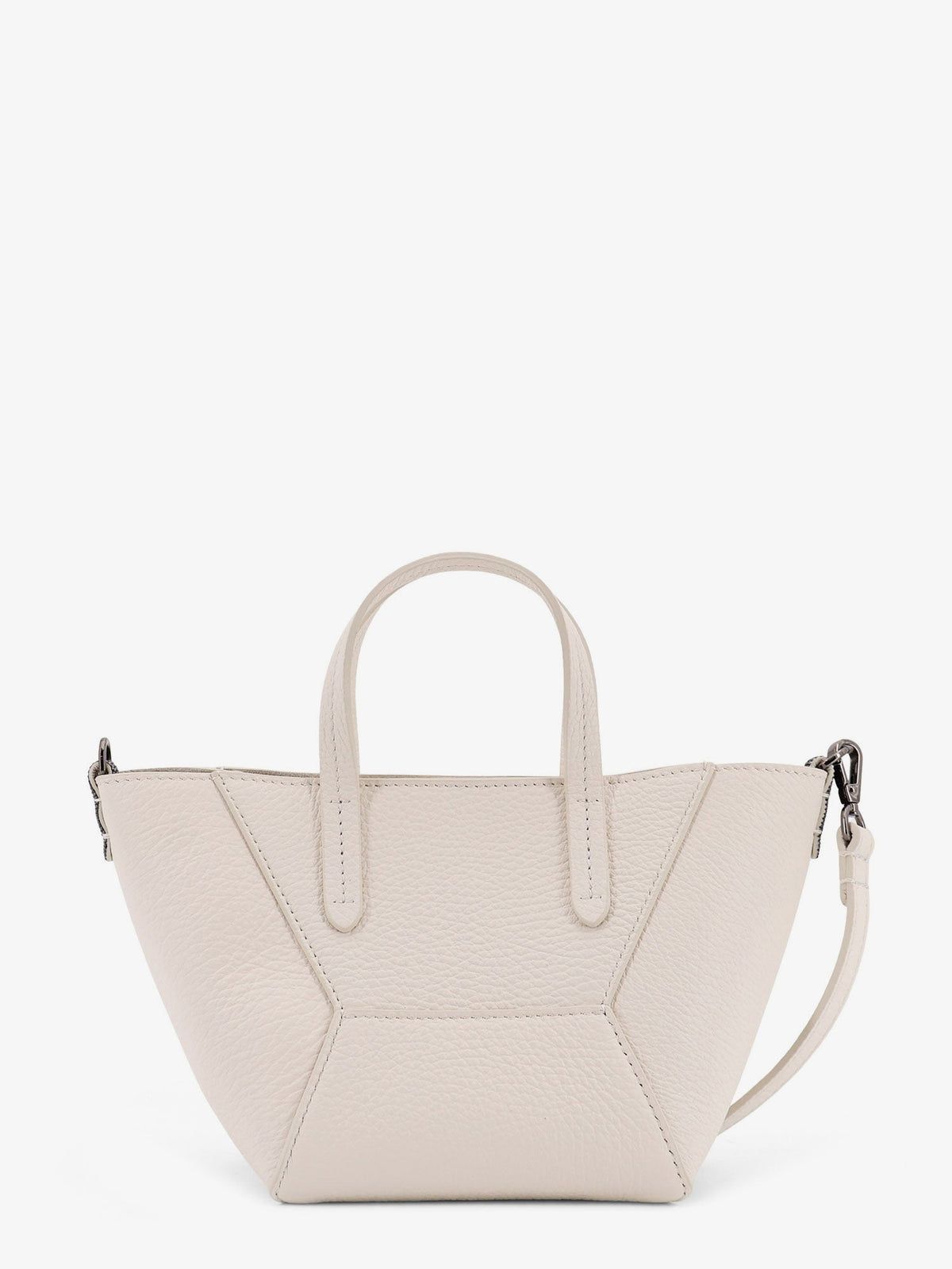 Brunello Cucinelli BC Duo leather crossbody bag - Butter