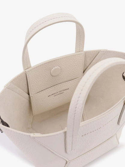 Brunello Cucinelli Bc Duo Leather Crossbody Bag