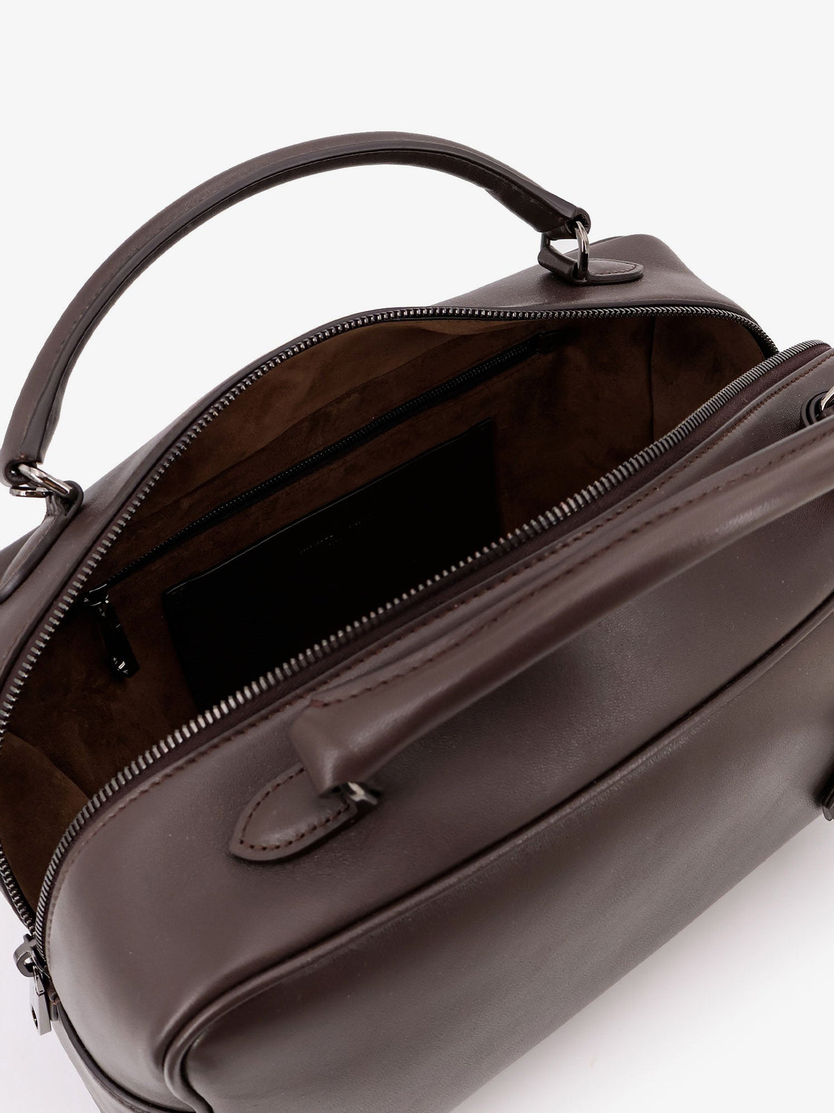 Brunello Cucinelli Boston Explorer leather crossbody bag - Testamoro