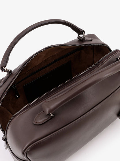 Brunello Cucinelli Boston Explorer leather crossbody bag - Testamoro