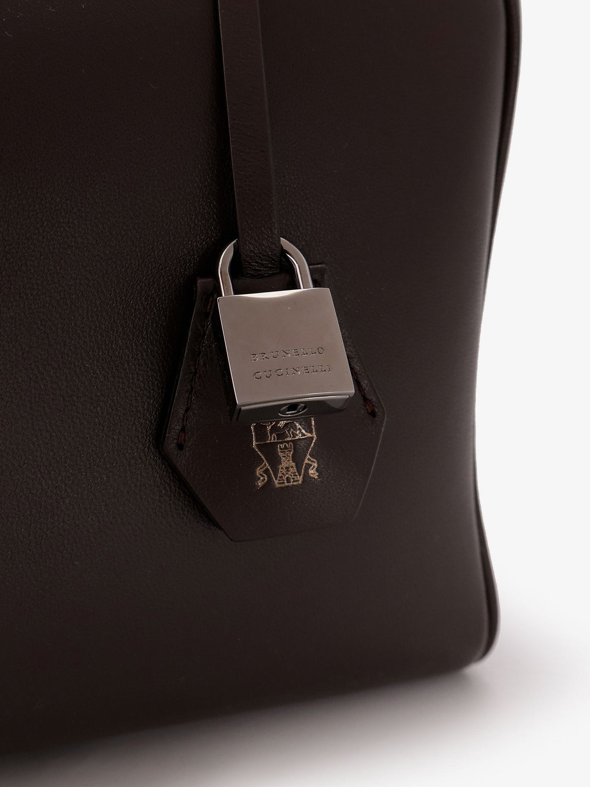 Brunello Cucinelli Boston Explorer leather crossbody bag - Testamoro