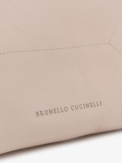 Brunello Cucinelli Bc Duo Leather Shoulder Bag