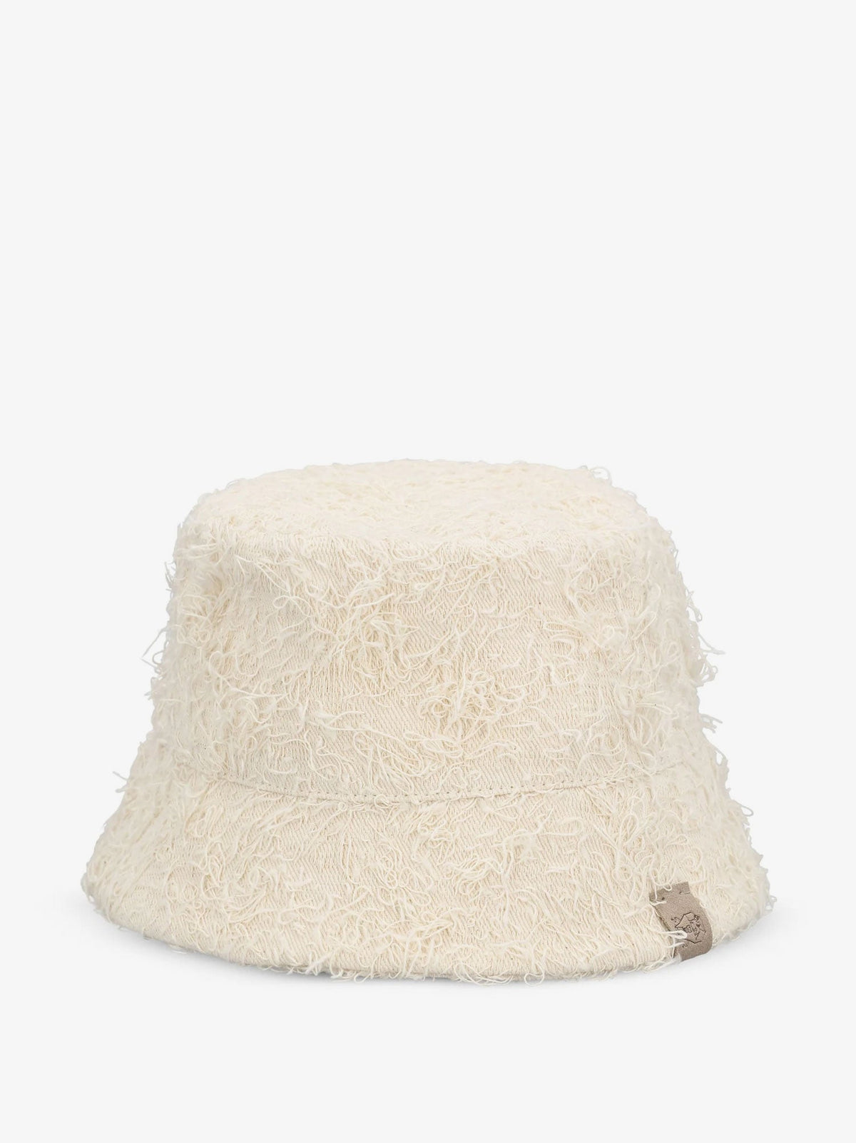 Brunello Cucinelli Bucket hat with applique - Ecru