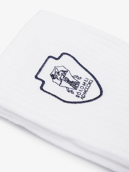 Brunello Cucinelli Cotton blend socks - Biancogrigiochiaro