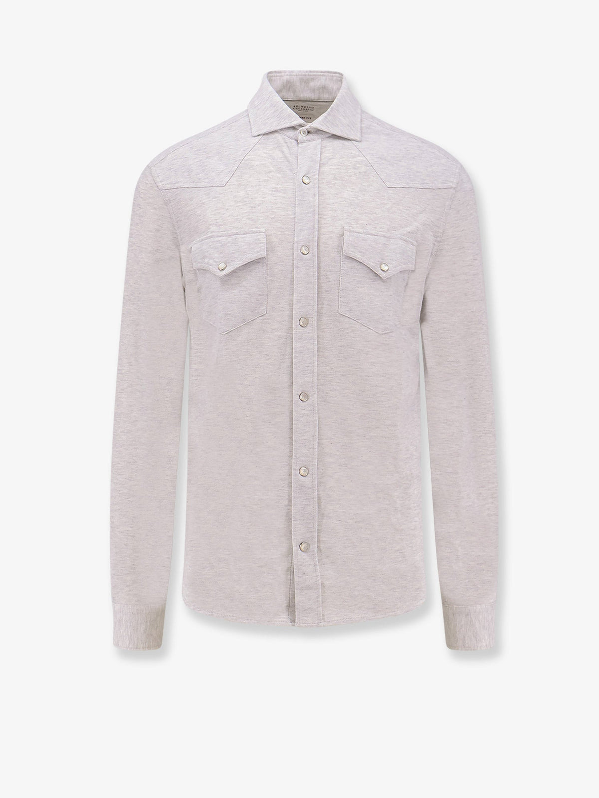 Brunello Cucinelli Leisure-fit cotton shirt - Perla