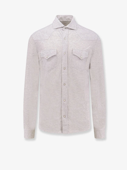 BRUNELLO CUCINELLI - Leisure-fit cotton shirt