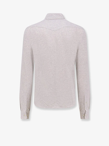 BRUNELLO CUCINELLI - Leisure-fit cotton shirt