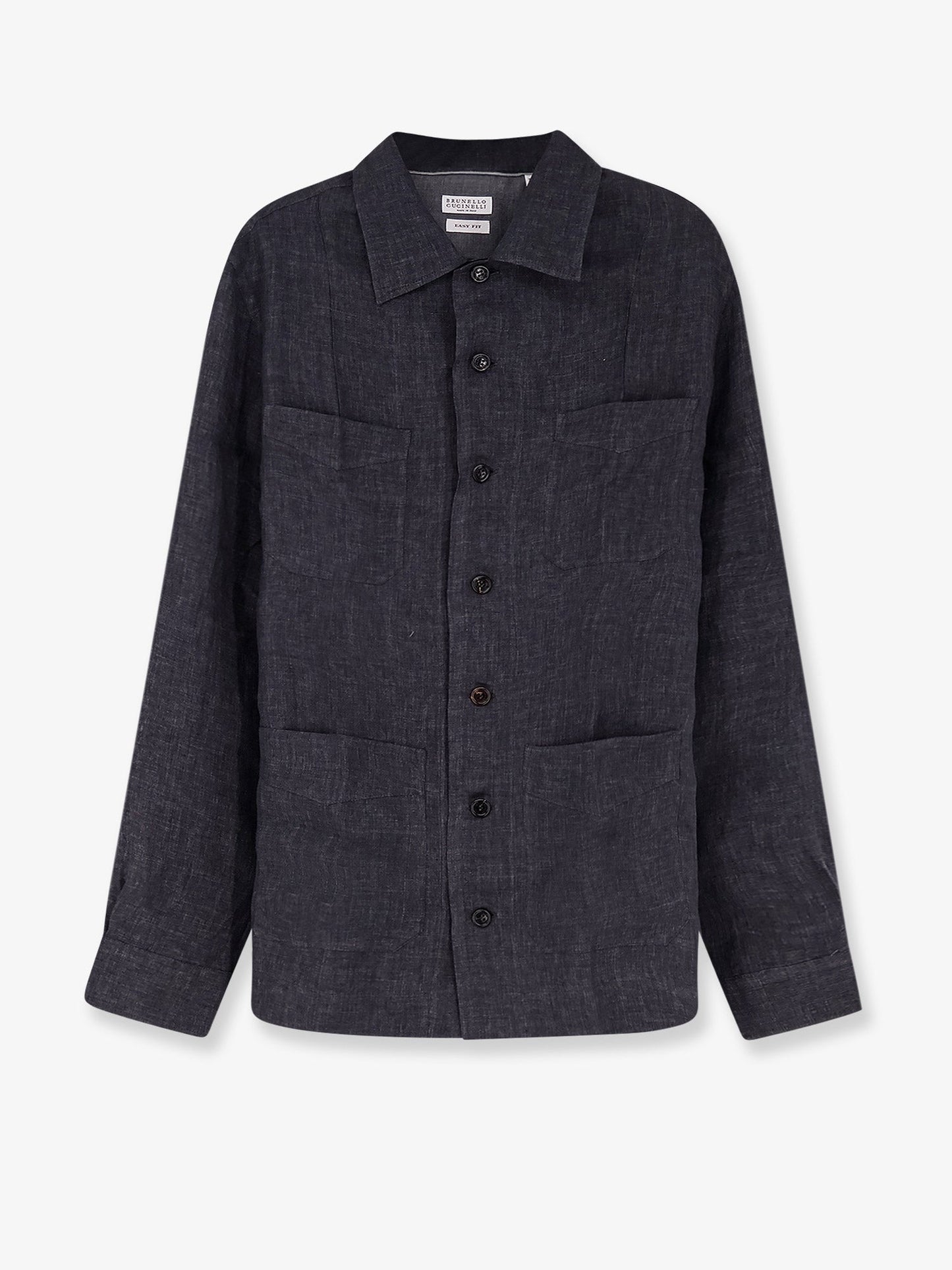 Brunello Cucinelli Easy Fit Linen Shirt