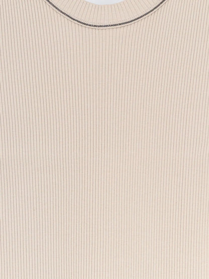 BRUNELLO CUCINELLI - Stretch cotton tank top