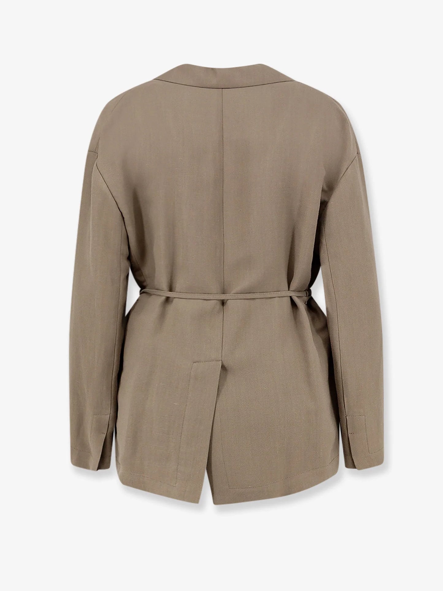 BRUNELLO CUCINELLI - Viscose and linen blend blazer