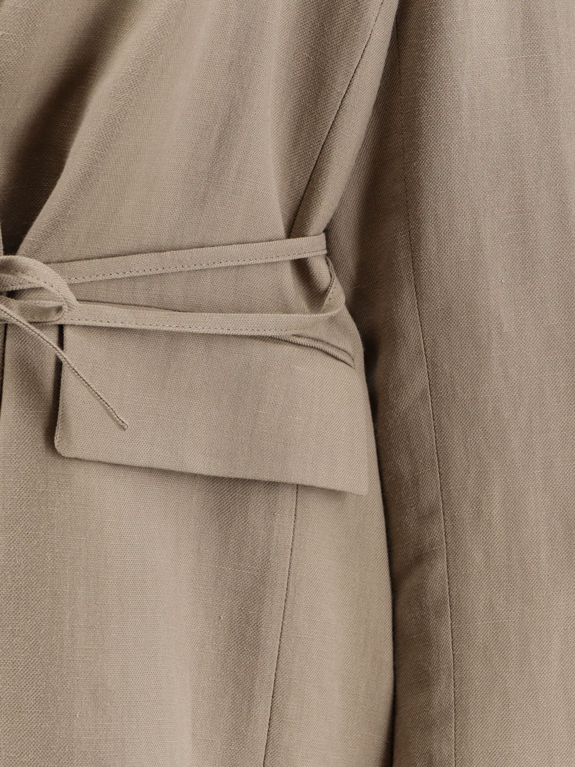BRUNELLO CUCINELLI - Viscose and linen blend blazer