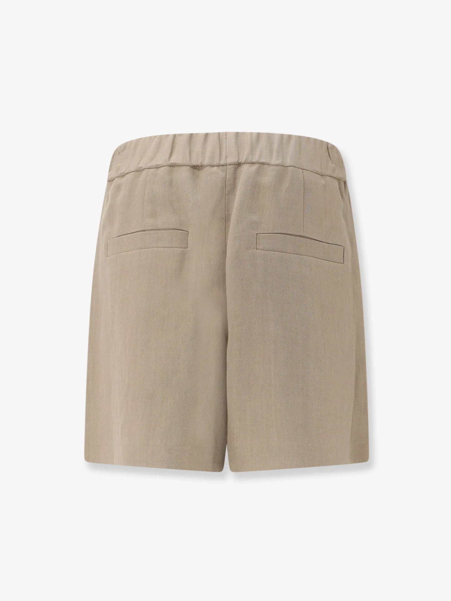 BRUNELLO CUCINELLI - Viscose and linen blend bermuda shorts