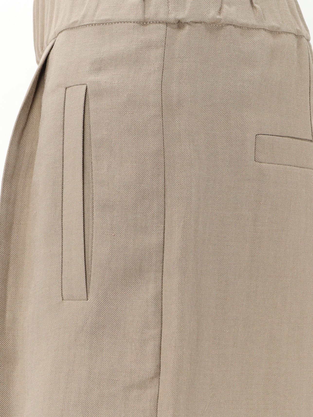 BRUNELLO CUCINELLI - Viscose and linen blend bermuda shorts